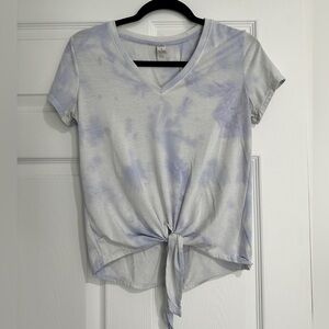 Tiedye cinched T-shirt